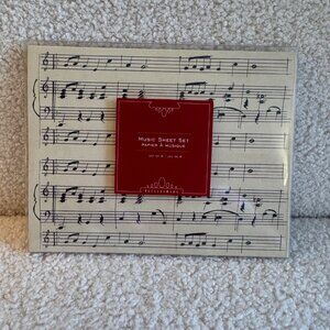 Pottery Barn Music Sheet Set Notecards - Set of 7